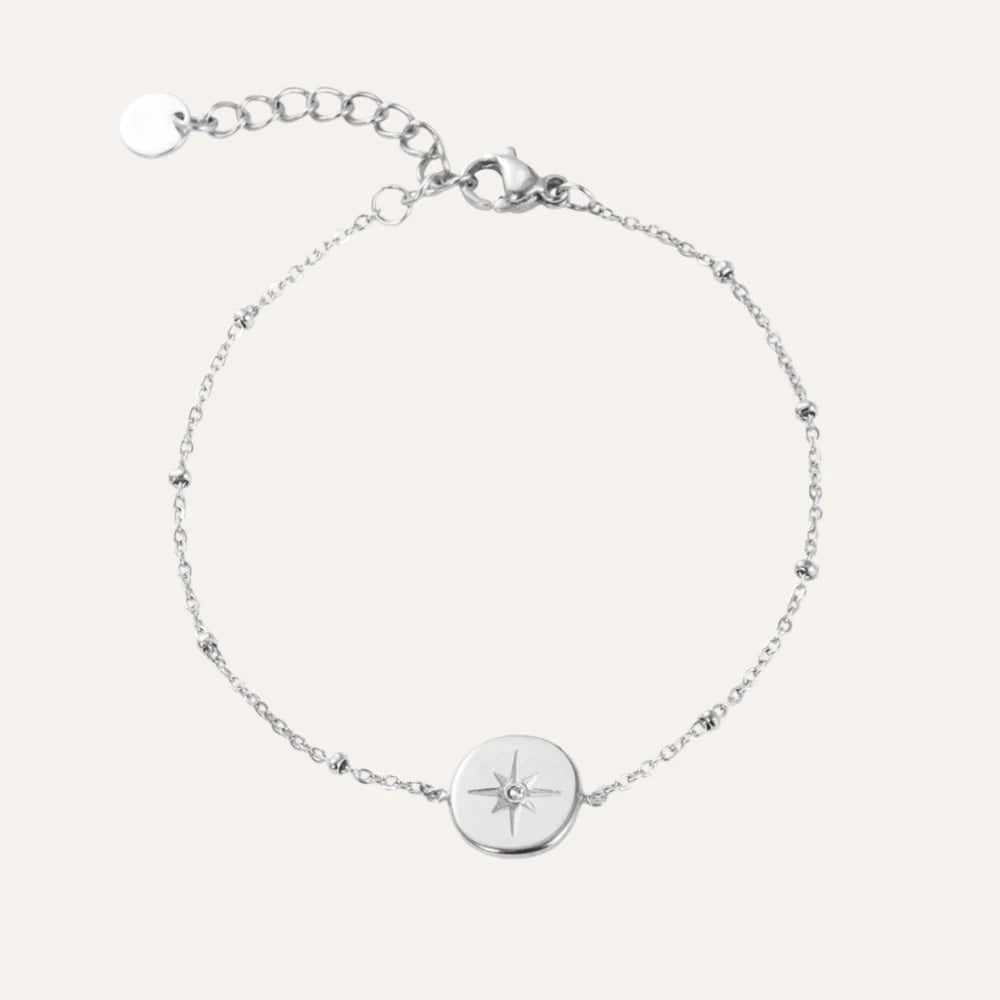 Evelyne | Bracelet soleil en acier inoxydable