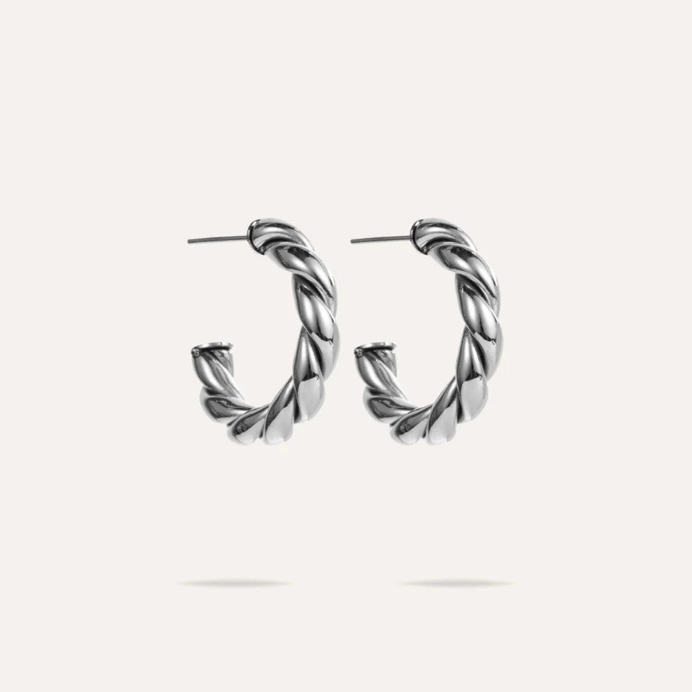 Diane | Boucles d'oreilles en acier inoxydable