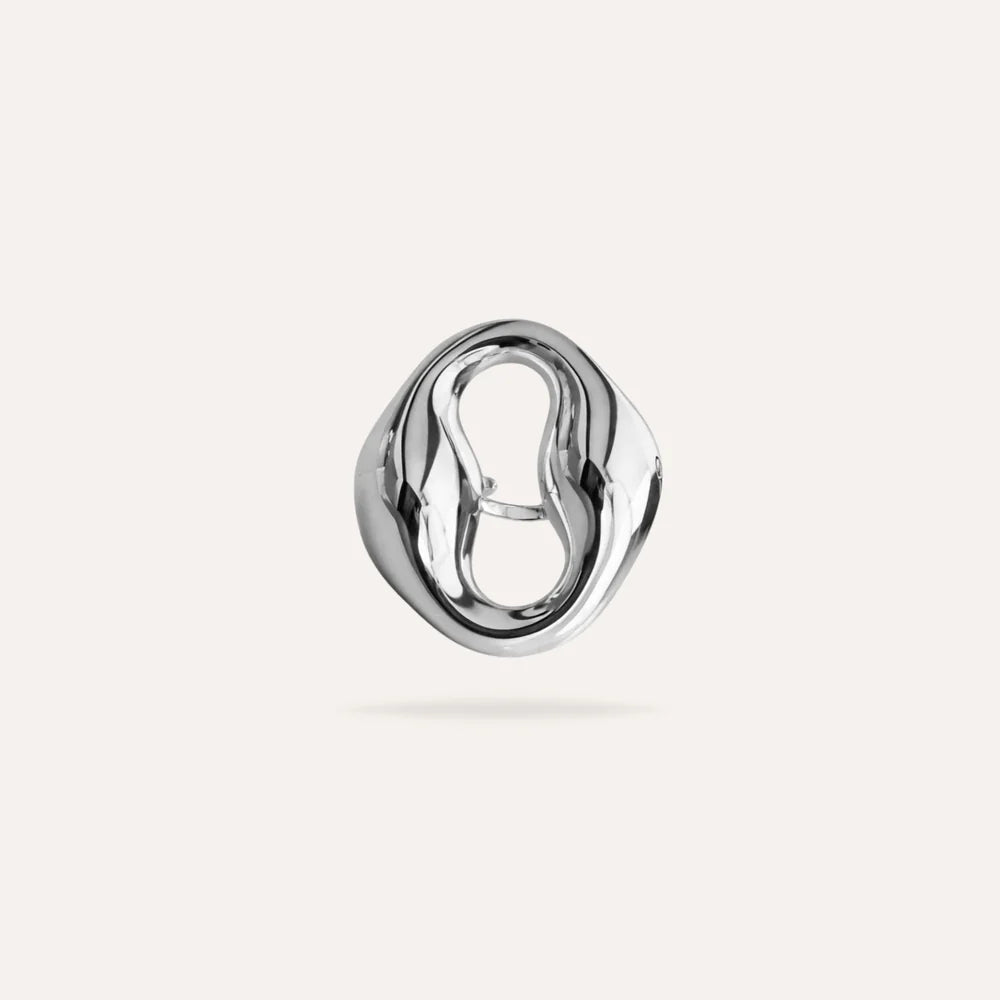 Stella | Bague ovale en acier inoxydable
