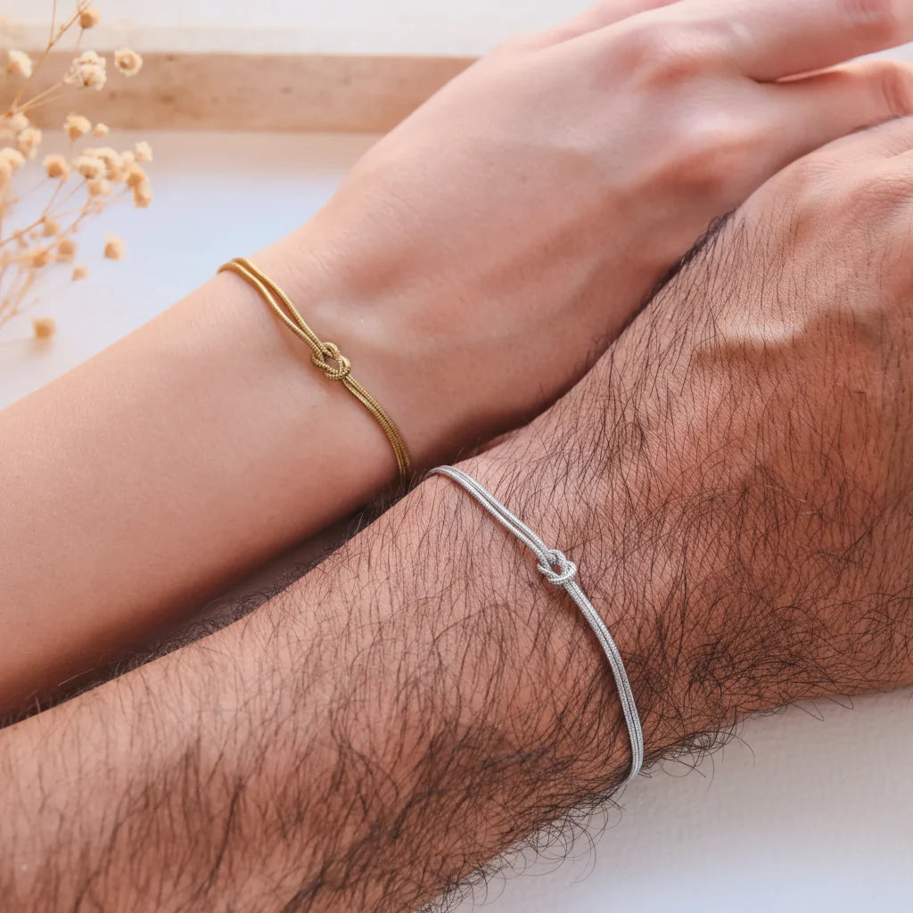 Bracelet nœud d'amour