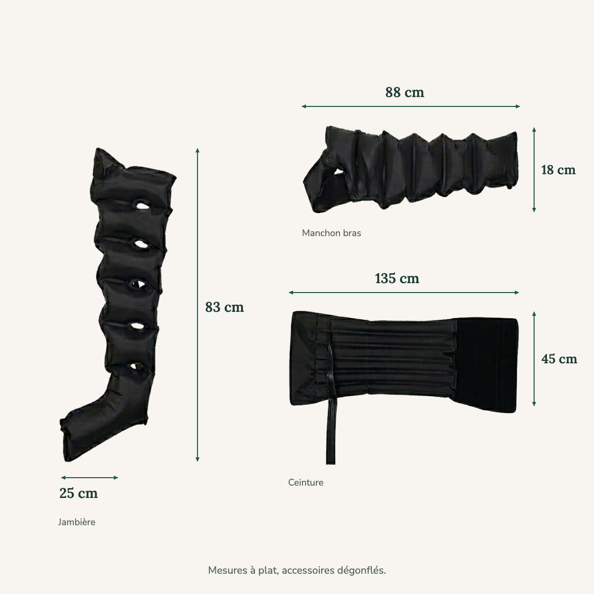 Noralia™ Premium | Bottes de Pressothérapie