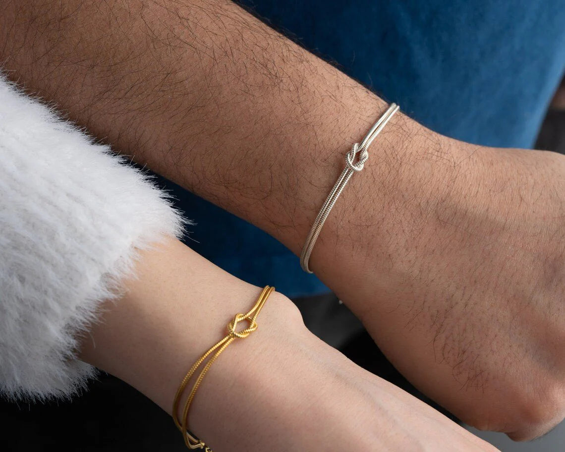 Bracelet nœud d'amour