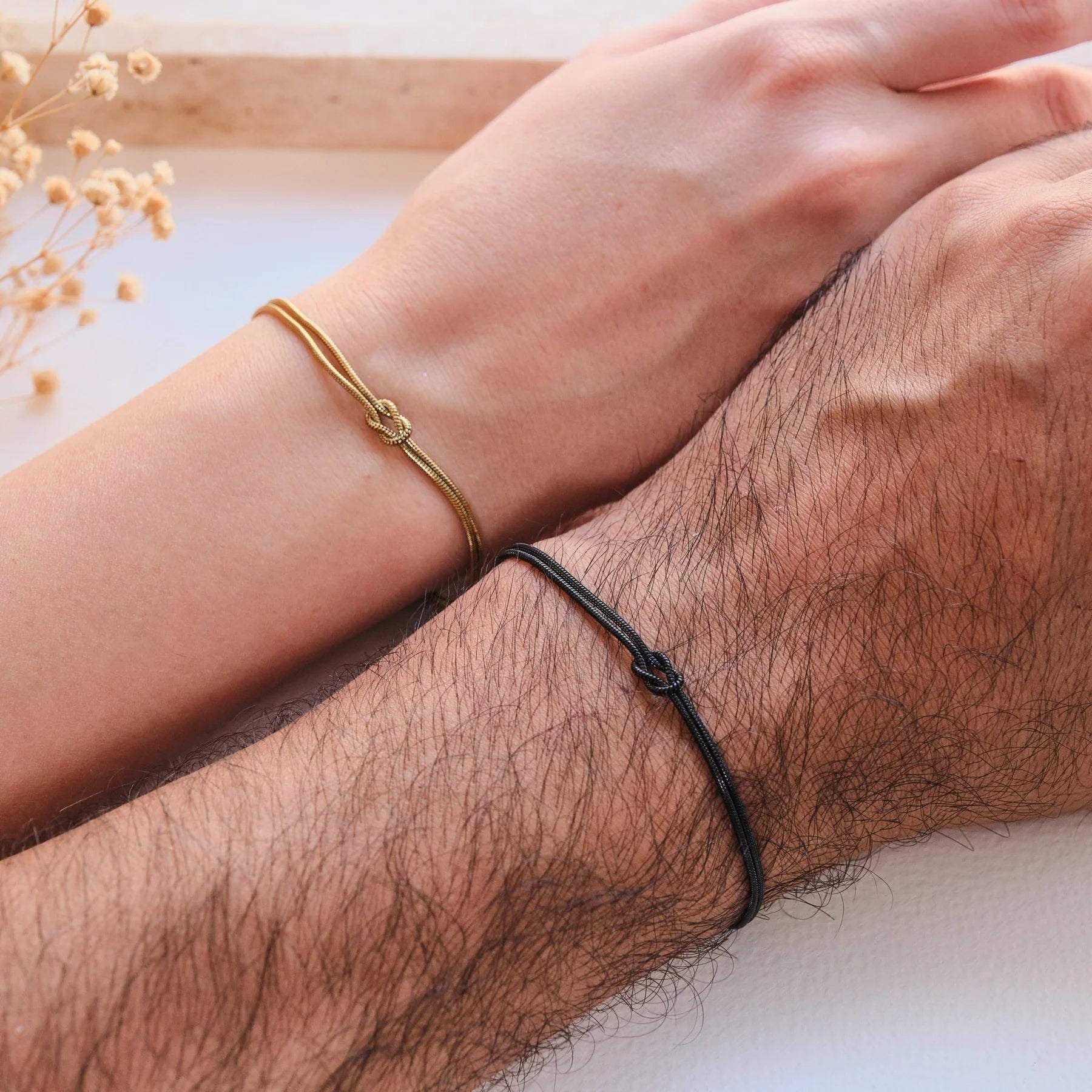 Bracelet nœud d'amour