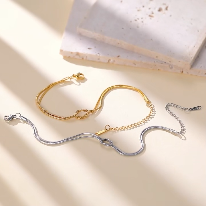 Bracelet nœud d'amour