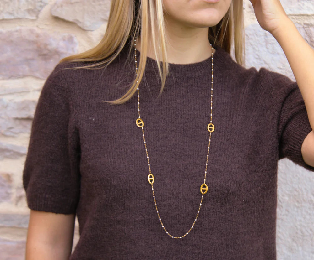 Juliette | Collier sautoir en acier inoxydable