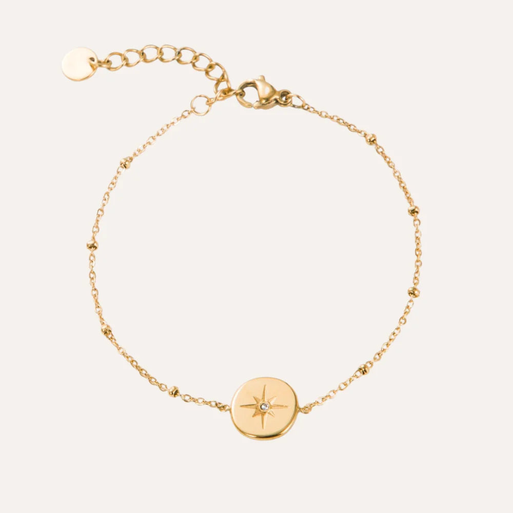 Evelyne | Bracelet soleil en acier inoxydable