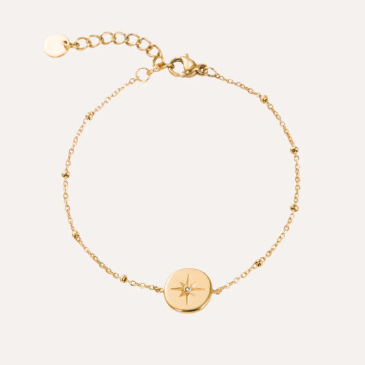 Liara | Bracelet soleil en acier inoxydable