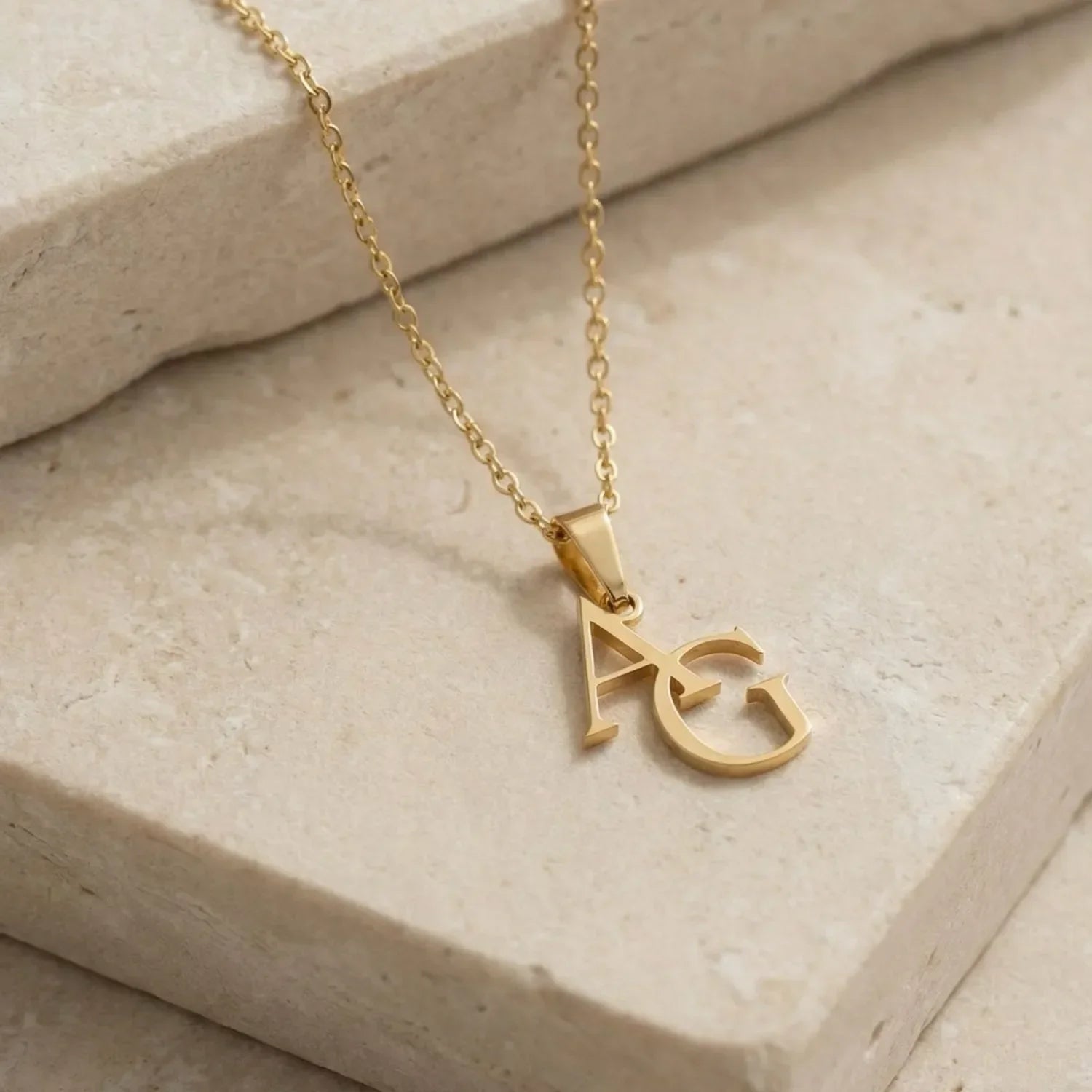 Collier Initial Personnalisé