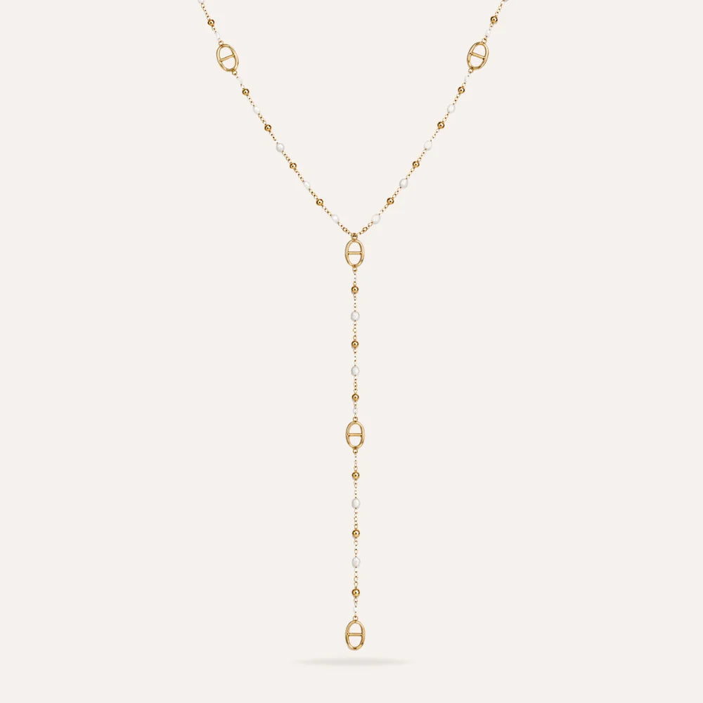 Lucia | Collier en Y en acier inoxydable