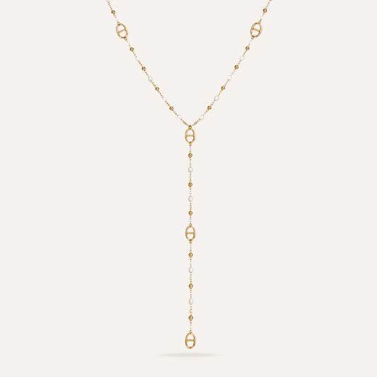 Lucia | Collier en Y en acier inoxydable