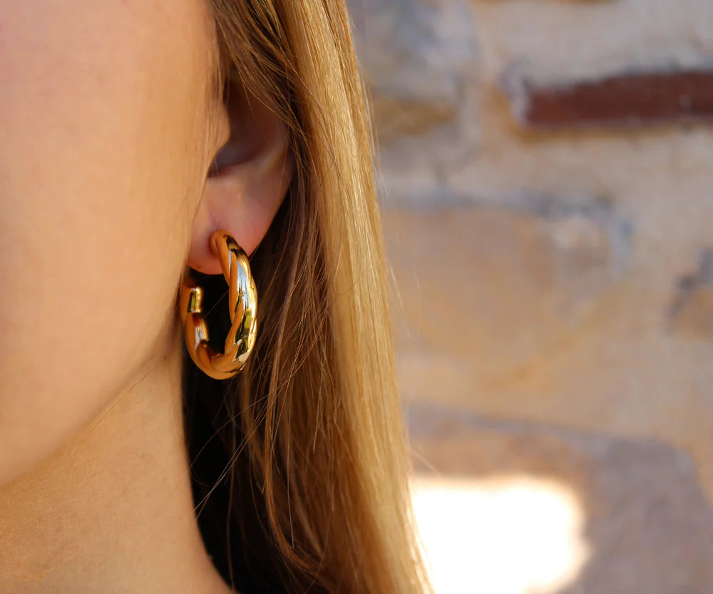 Diane | Boucles d'oreilles en acier inoxydable