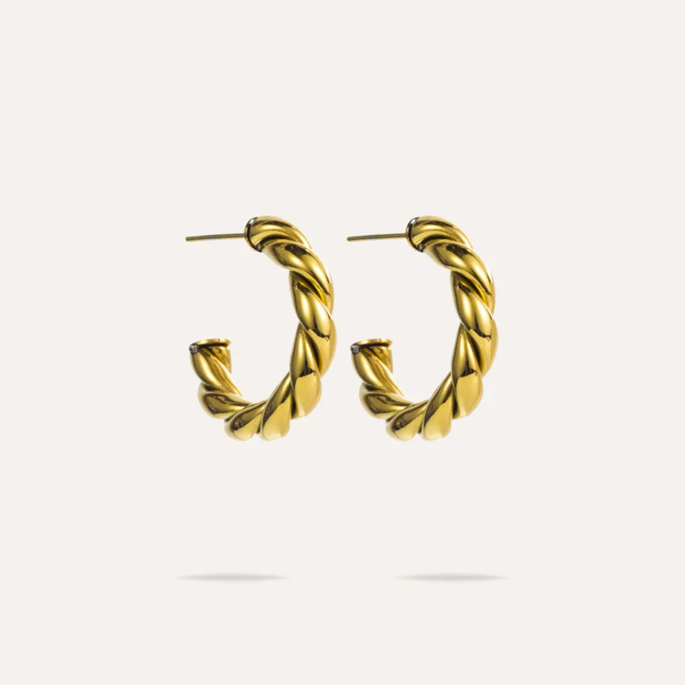 Diane | Boucles d'oreilles en acier inoxydable